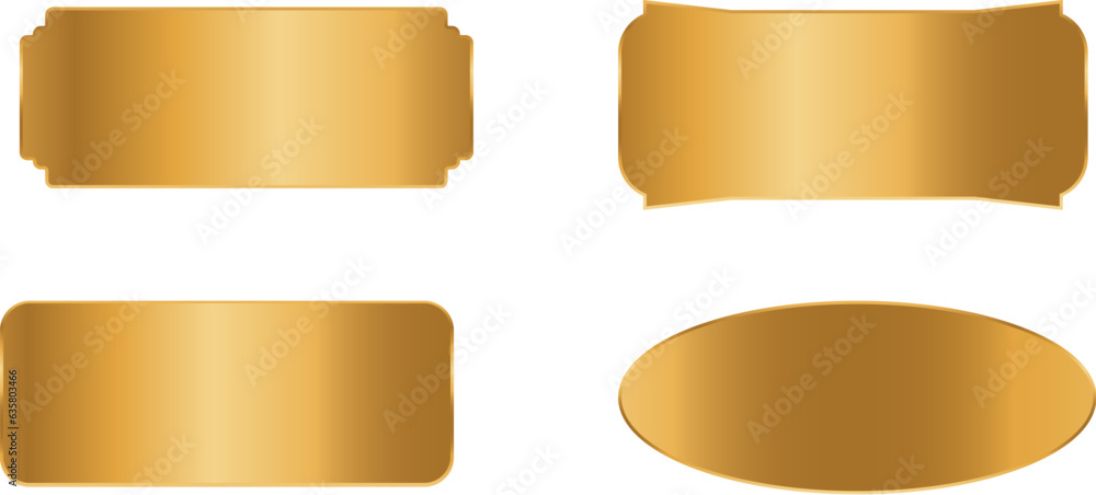 Wall mural label loop background for inserting your text, elegant design. vector illustration