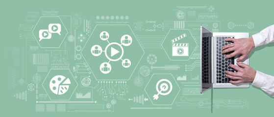 Concept of video marketing