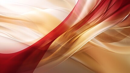 Wallpaper abstract colorful flowing gold wave lines isolated on white background. Design element for wedding invitation, greeting card red, orange. yellow colors