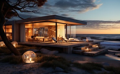 house on the beach