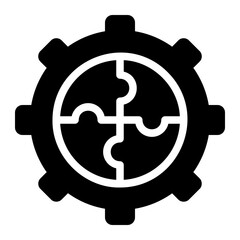 task planning glyph icon