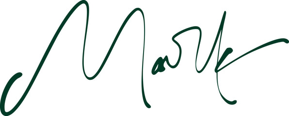 signature series M design illustration