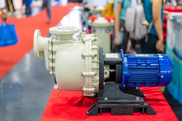 plastic centrifugal pump assembly with electric motor for conveying or supply chemical solution or etc. in industrial