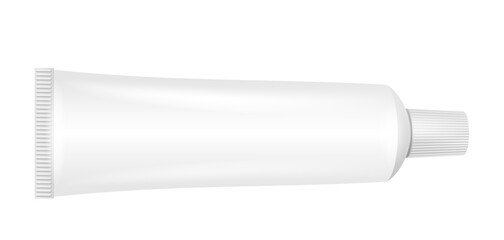 White tube mock-up - gel or toothpaste 