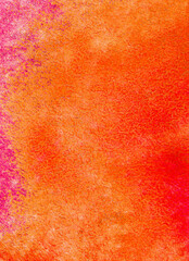 abstract orange pink watercolor background