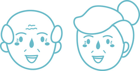 hand drawn dia de los abuelos illustration