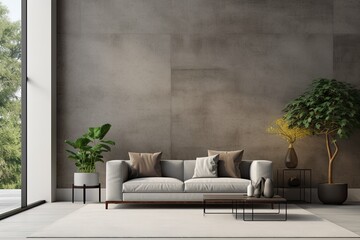 contemporary wall mockup background