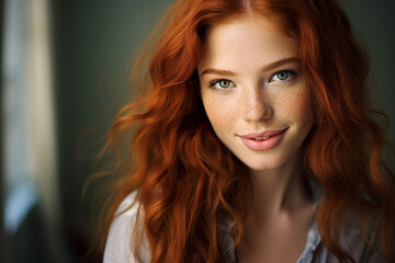 Fototapeta premium Generative ai collage image picture photo of pretty lovely lady woman inside apartments