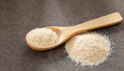 Psyllium husk and spoon soluble fiber supplement for intestinal. Superfood for healthy, lowers cholesterol, balances blood sugar, eases constipation, boosts weight loss.