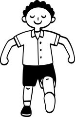 hand drawn person illustration.