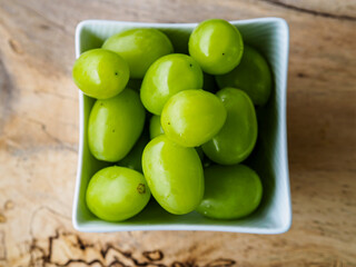 新鮮で甘いシャインマスカット