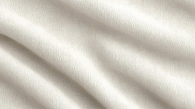 White cotton fabric texture 