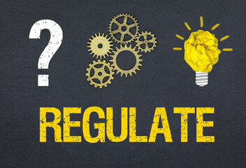 regulate	
