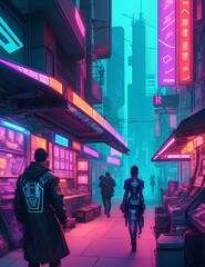 People walking in the city