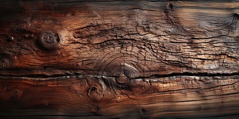 AI Generated. AI Generative. Retro vintage old antique wooden texture surface background. Carpentry woodwork mockup. Can be used for graphic design art - obrazy, fototapety, plakaty