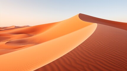 Fototapeta na wymiar Wadi rum desert plain from a sand dune generative ai 