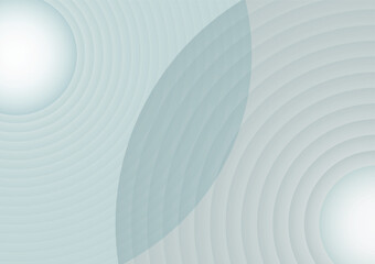 The circle pattern abstract background gray and white , vector geometric illustration round shape, futuristic design simple concept.