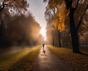 Obraz premium autumn in the park