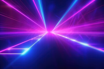 abstract futuristic background with pink blue glowing neon moving high speed wave lines and bokeh lights. Data transfer concept Fantastic wallpaper