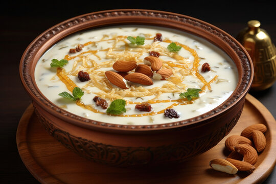 Khir or kheer payasam, known as Sheer Khurma Seviyan consumed on Eid or in Indian festivals