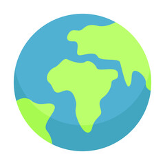 Earth globe illustration