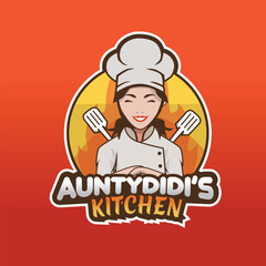 chef illustration kitchen vector cartoon