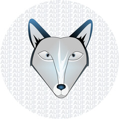 Wolf head icon