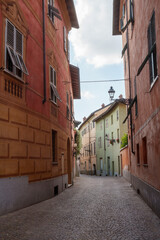 Fototapeta na wymiar Historic buildings of Novi Ligure, Italy
