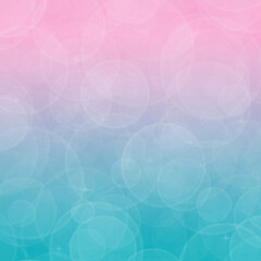 Pastel color bokeh background. Abstract blue and pink background