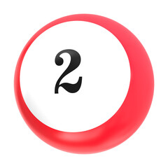 red sphere 3D  glossy and shiny 3d ball icon.