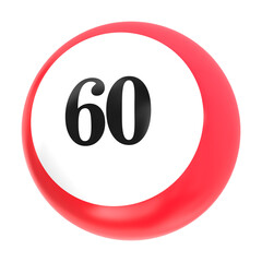 Pink sphere 3D  glossy and shiny 3d ball icon.