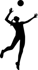 volleyball player silhouette © THAITOR