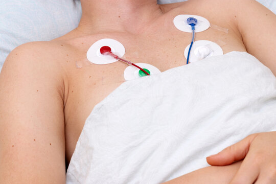 Health care and medical exam, Electrocardiography, Cardiovascular Examination, Holter monitoring.