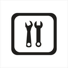 tool vector icon line template