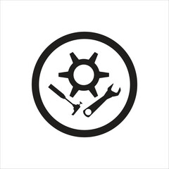 Obraz premium tool vector icon line template