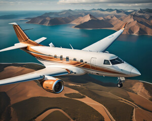 Fototapeta premium airplane in the sky