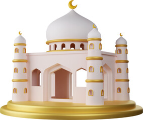 3D Mosque Illustration