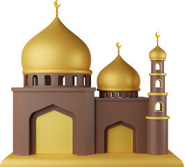3D Mosque Illustration