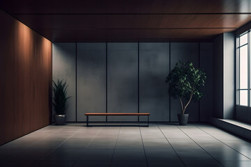 Room with natural lighting and plants