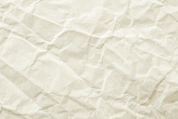 Abstract old white crumpled and creased recycle paper texture background