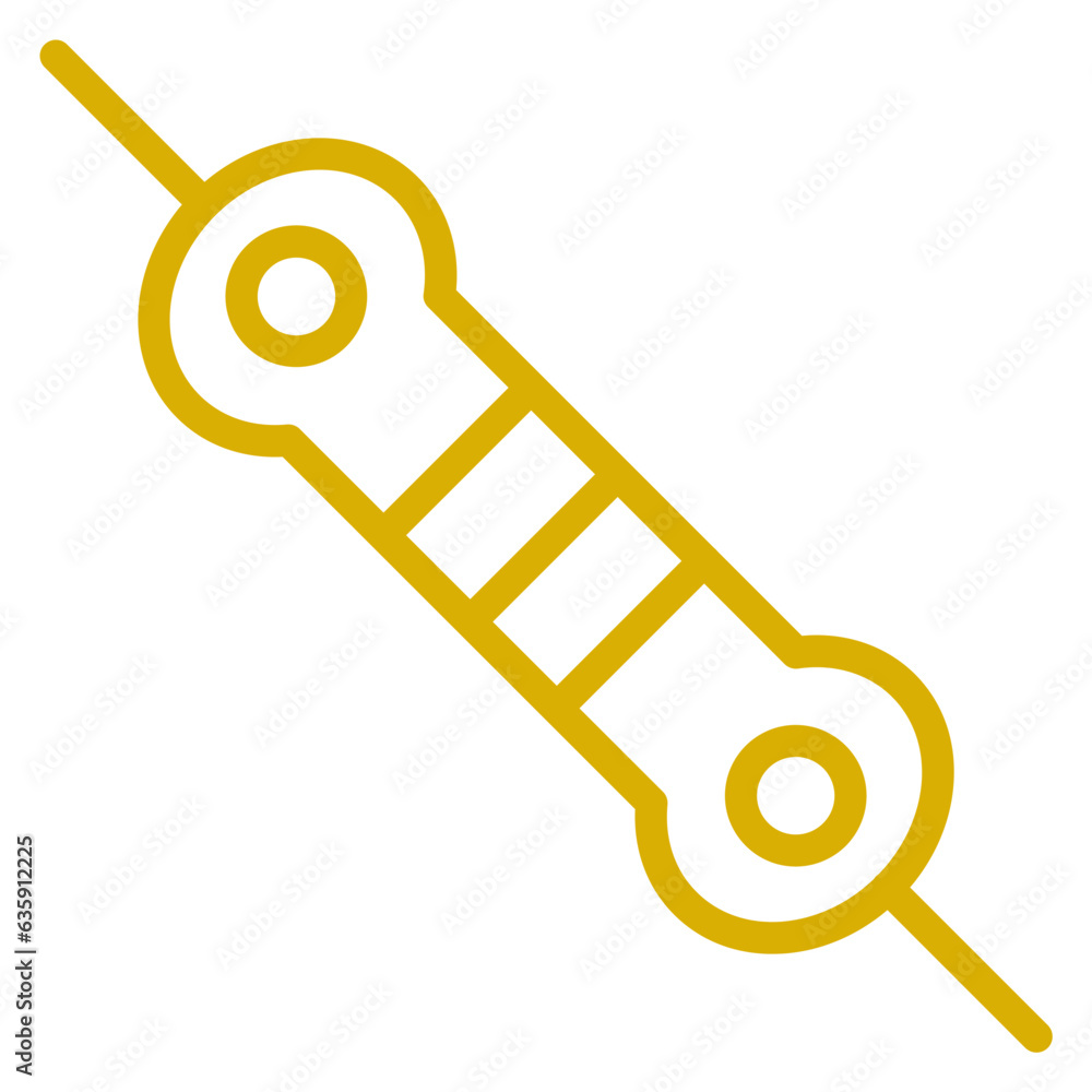 Poster Vector Design Resistor Icon Style