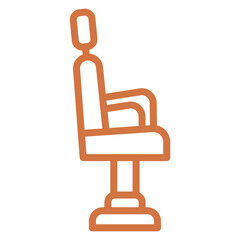 Vector Design Barber Chair Icon Style