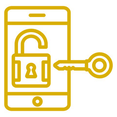 Vector Design Access Device Icon Style