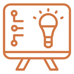 Vector Design Startegy Icon Style