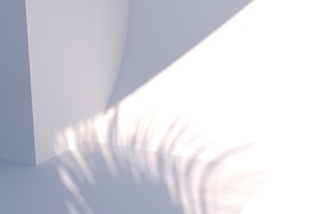 3d gray stage background product display podium scene with leaf platform. grey background vector 3d render with podium. stand to show cosmetic product. 3d Stage showcase on display white background