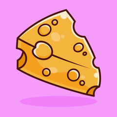 Cute Cheese Illustration