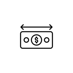 Financial Analysis icon design with white background stock illustration