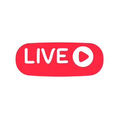 social media live broadcast icon streaming video online meeting
