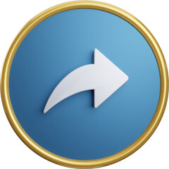 Share Button 3D Icon