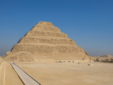 Step Pyramid of Djoser, dating from circa 2700 BC, part of the Memphite Necropolis, UNESCO World Heritage Site, Egypt, North Africa Africa